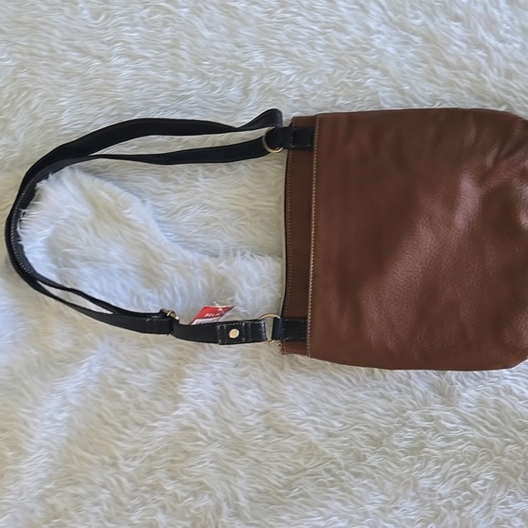 Brown and Black‎ Messenger Bag with Adjustable Strap - Picture 5 of 8